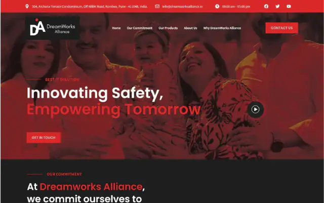 DreamWorks Alliance website homepage