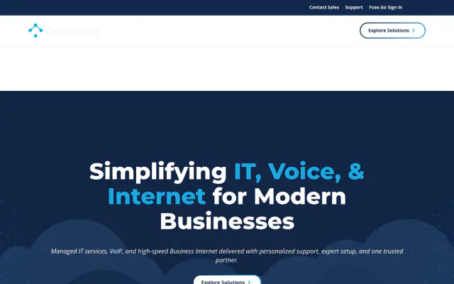 Fuse.Cloud website homepage