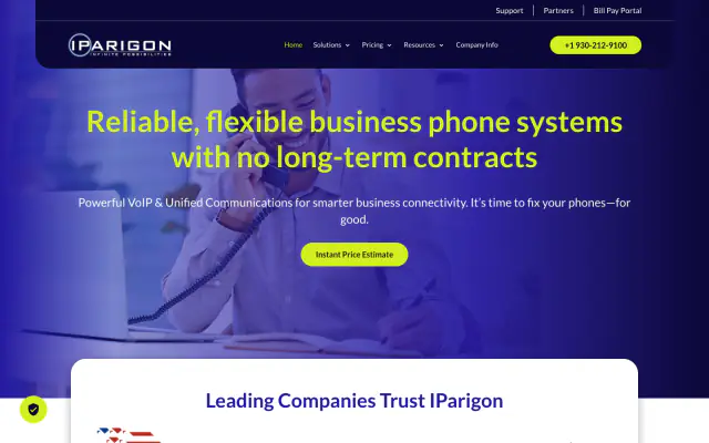 IParigon website homepage