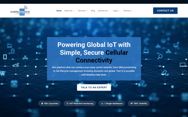 Mobility Help Desk website homepage
